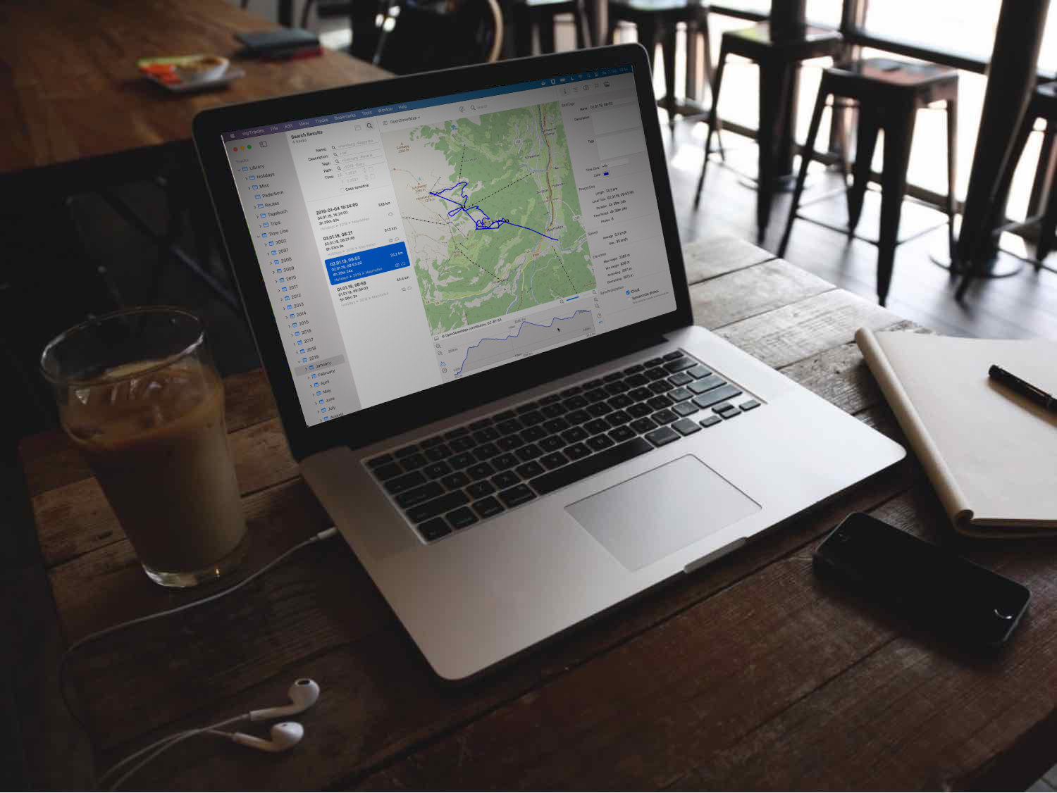 myTracks for macOS