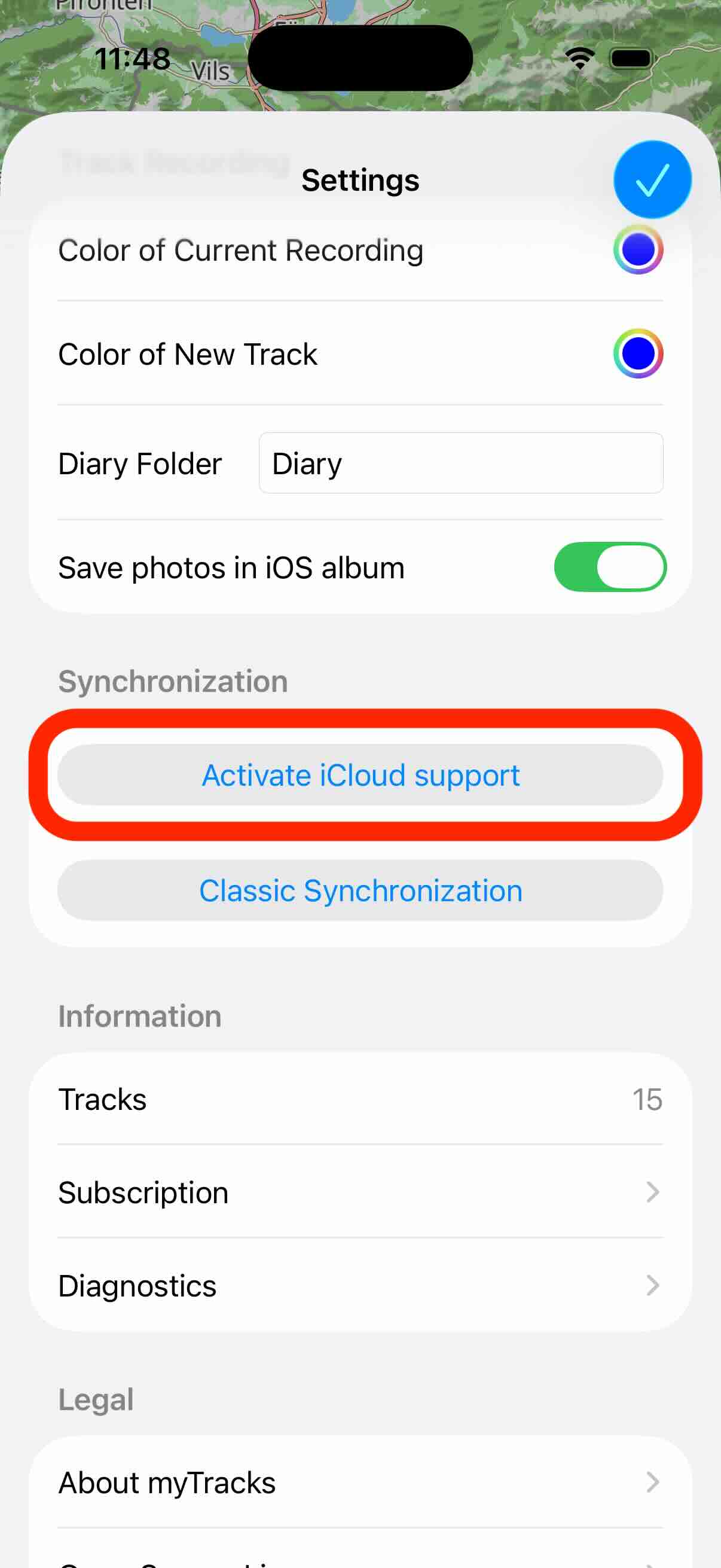 iCloud activation
