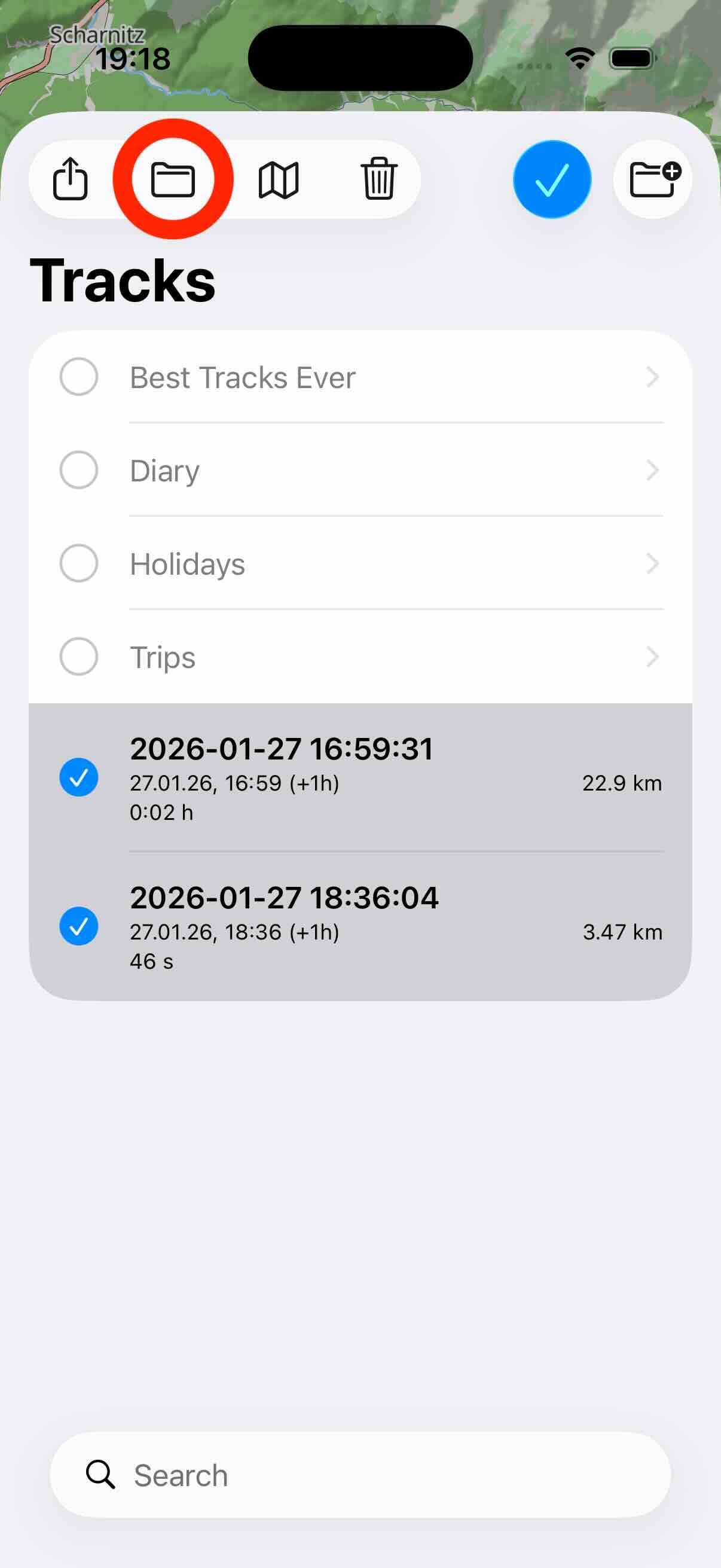 Move multiple tracks