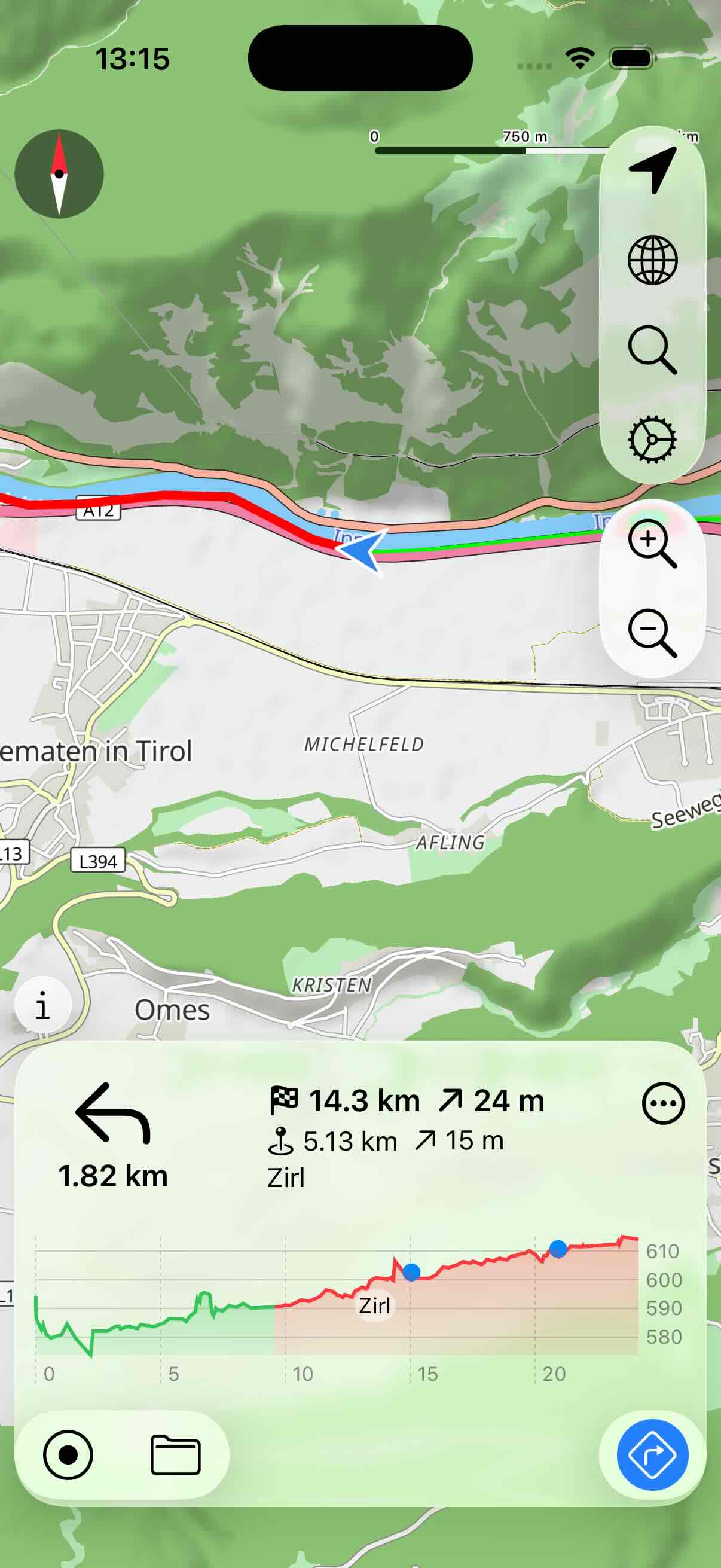 Navigation view