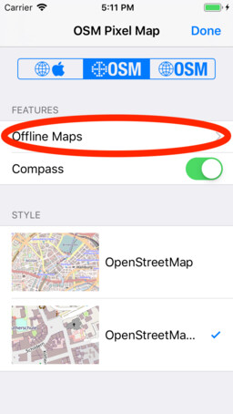 OSM offline maps