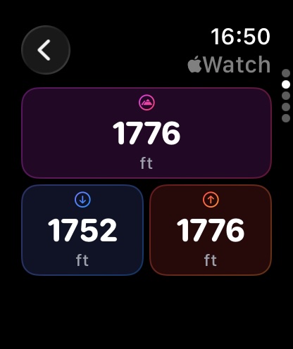 Apple Watch elevation view