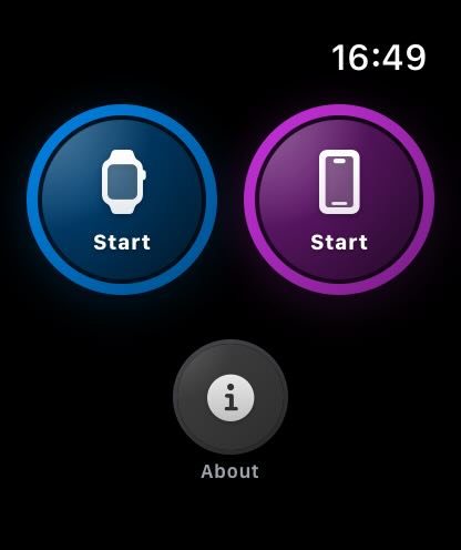 Apple Watch main screen