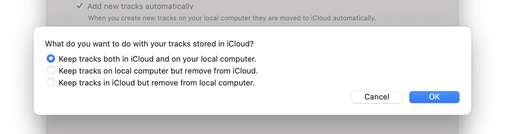 Disable iCloud