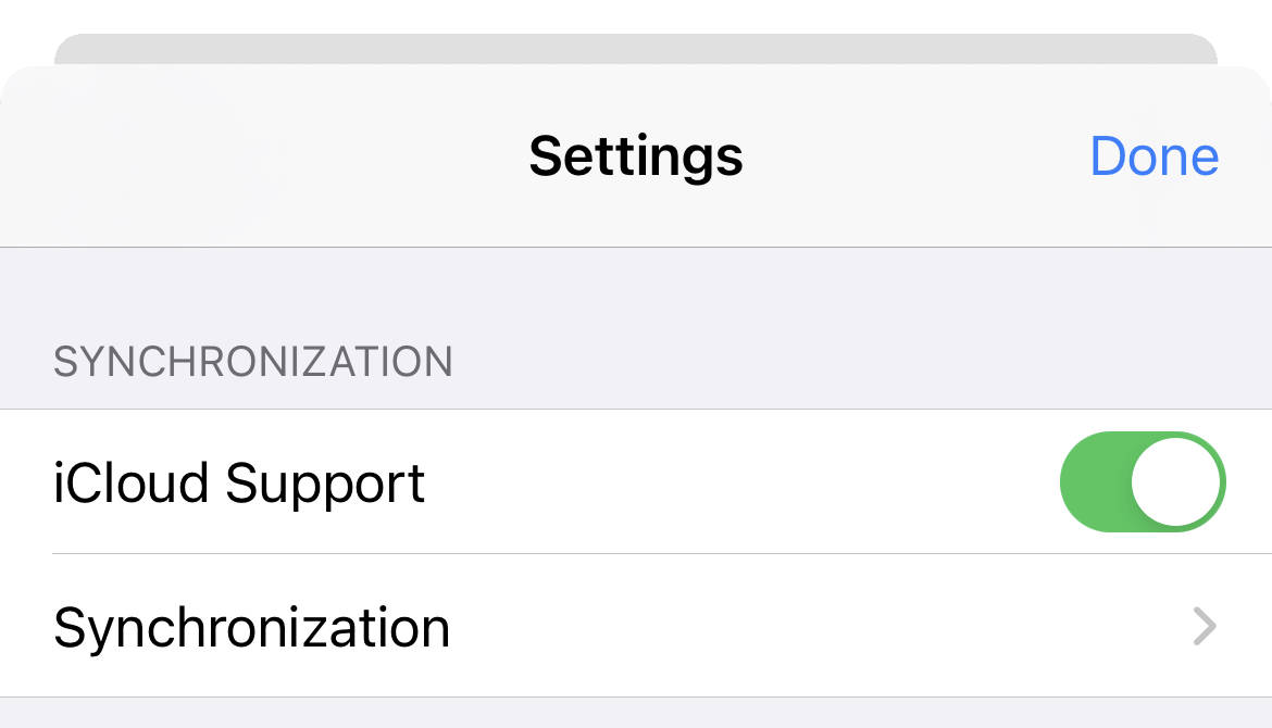 iCloud Support iOS